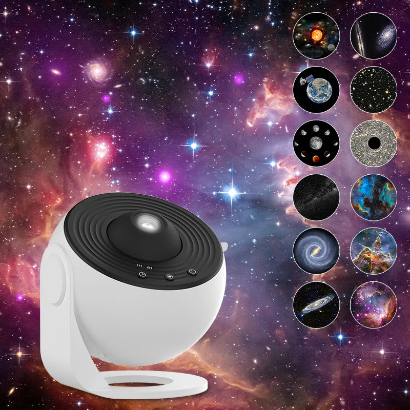 Galaxy star projector real product photo