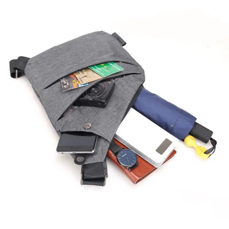 Sling bag worn across chest