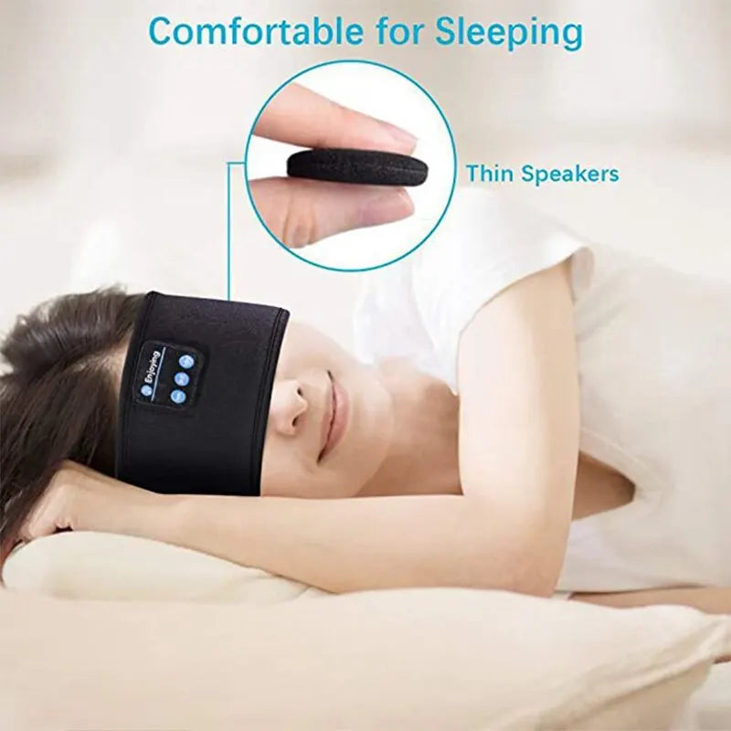 Sleep headband worn while sleeping
