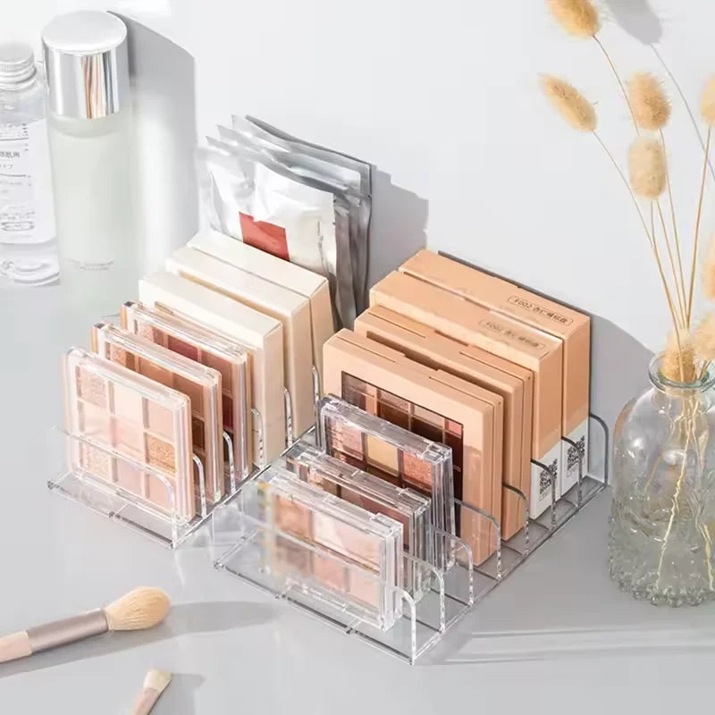 Clear cosmetic storage display