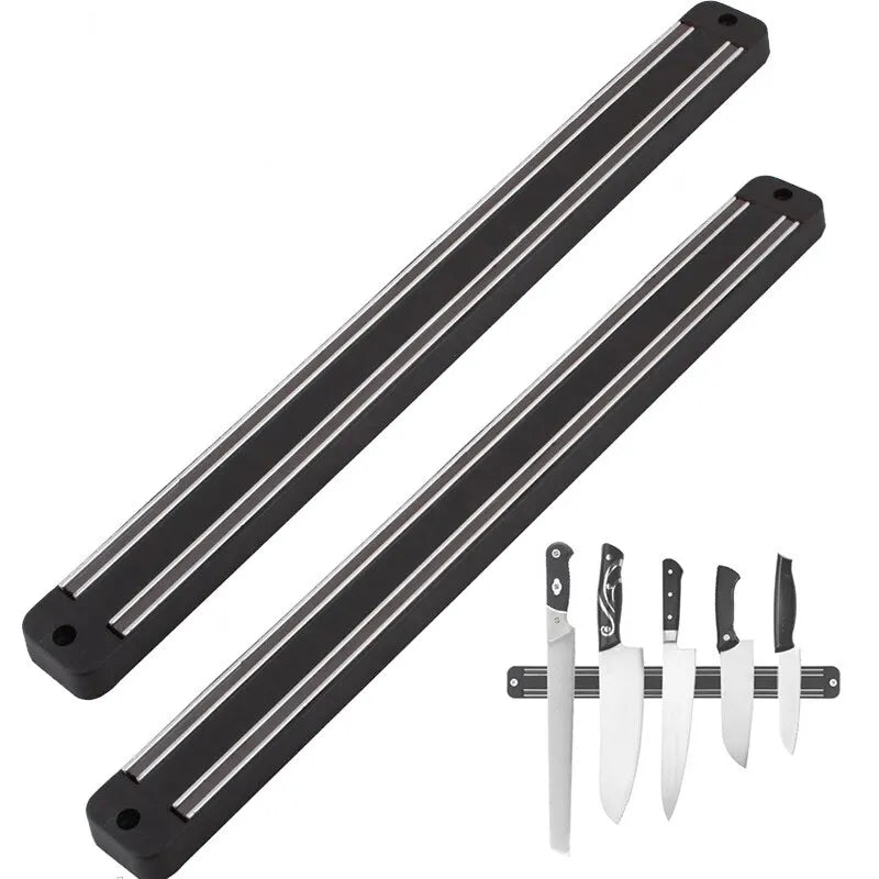 Stainless steel magnetic utensil strip