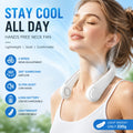 Hands-free bladeless neck fan product photo