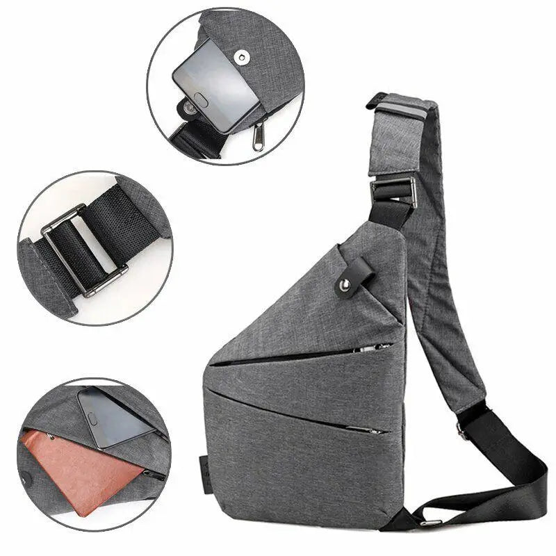 Sling bag interior storage