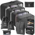 7-piece travel packing cubes set