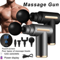 Mini massage gun with interchangeable heads