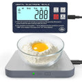 Rechargeable digital kitchen scale