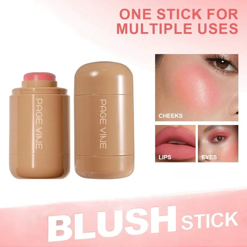3-in-1 cream blush stick for cheeks lips and eyes