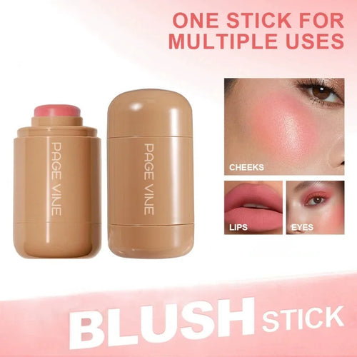 3-in-1 cream blush stick for cheeks lips and eyes