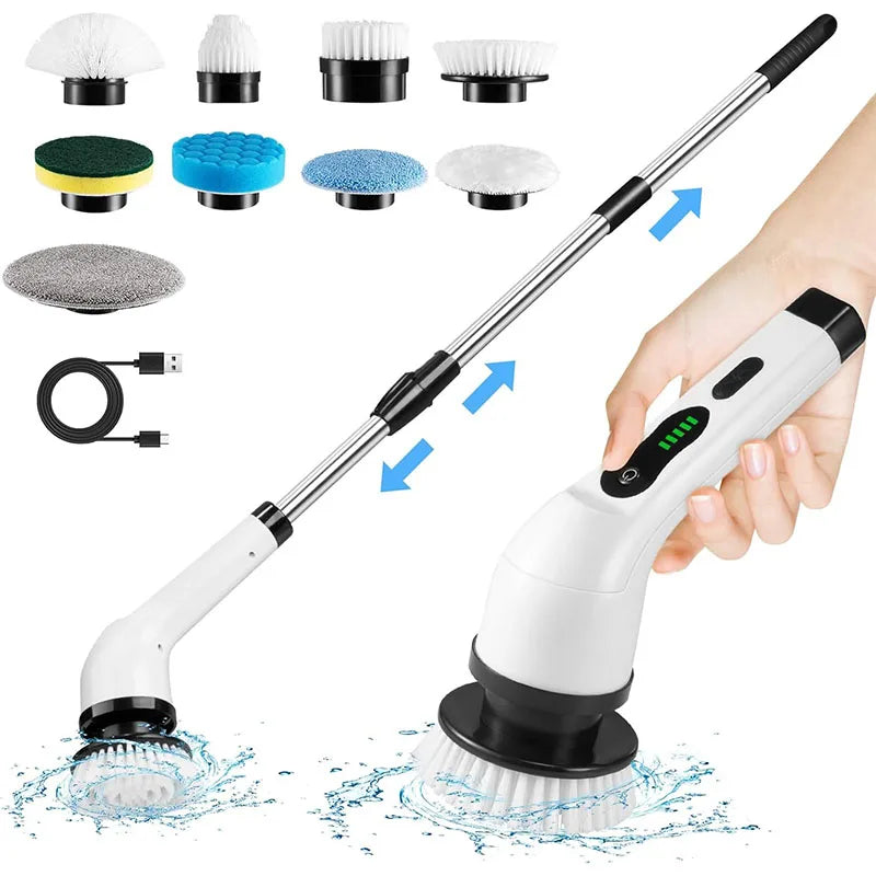 Cordless electric spin scrubber product photo