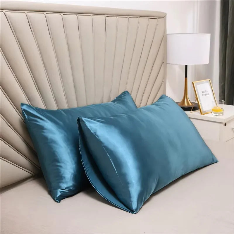 Satin pillowcase color options