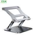 Adjustable aluminum laptop stand