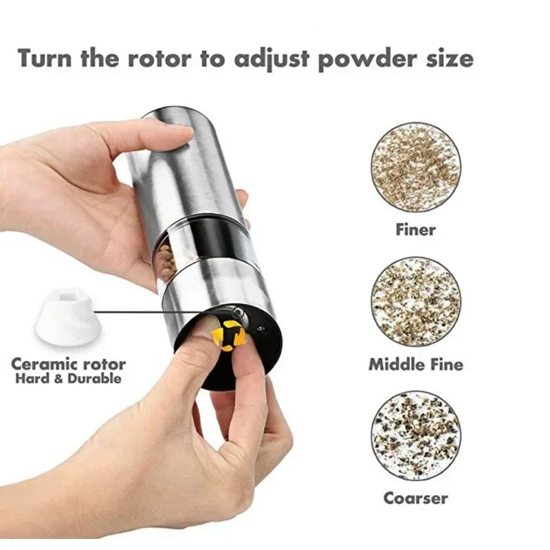 Stainless steel grinder set