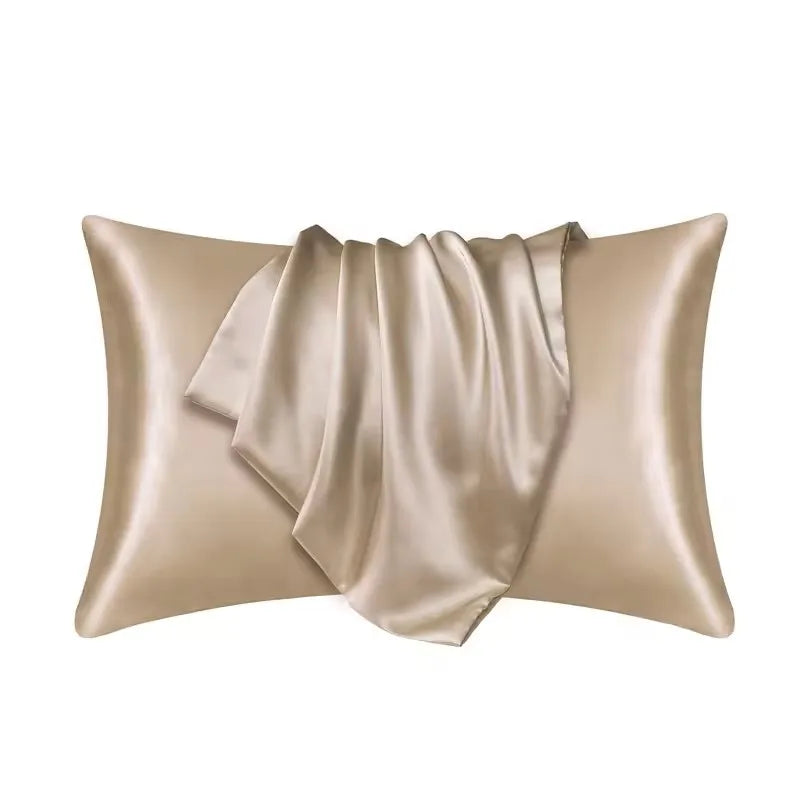 Silky satin pillowcase