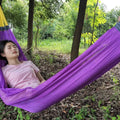 Double parachute nylon camping hammock outdoors