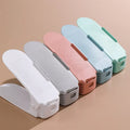 Adjustable shoe slots organizers in multiple colors