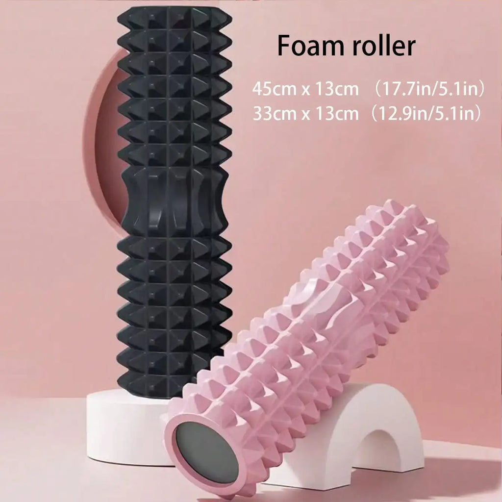 Foam roller used for muscle recovery and stretching