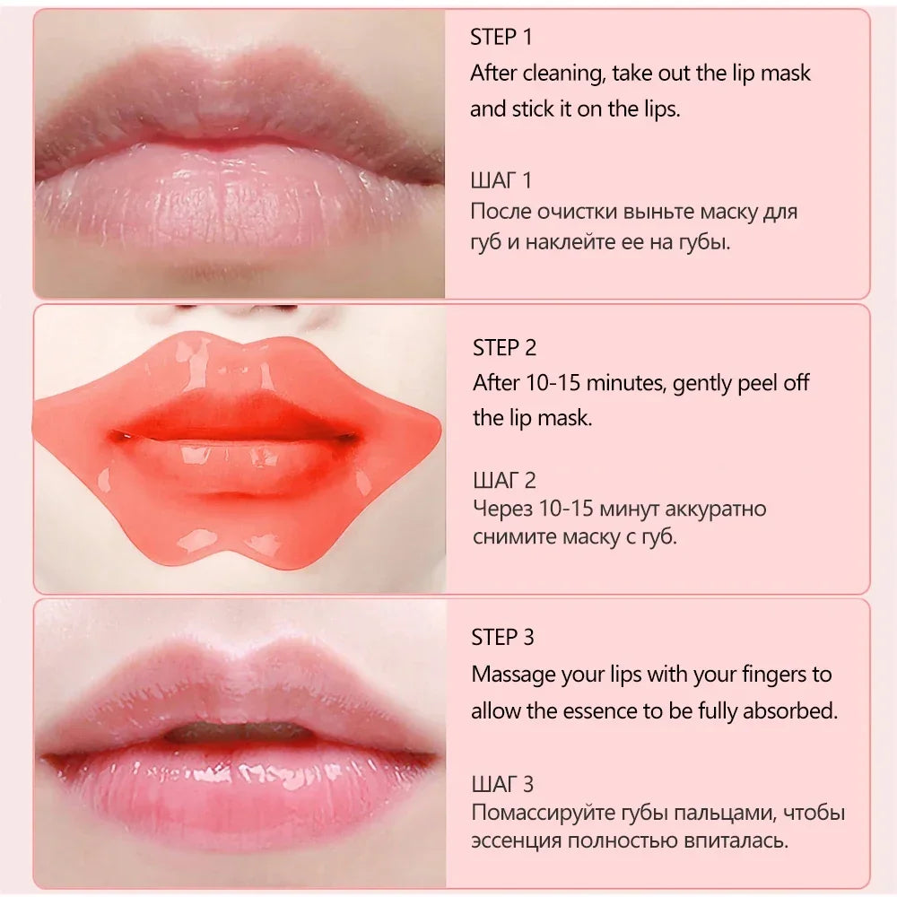 Lip mask texture swatch